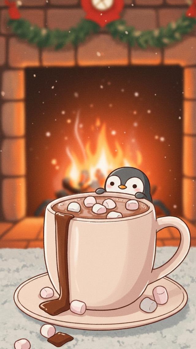 Penguin and Hot Chocolate