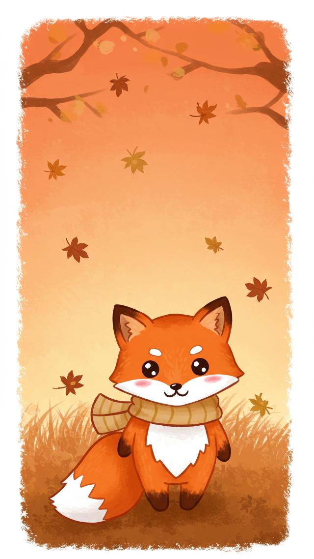 Fox With a Scarf