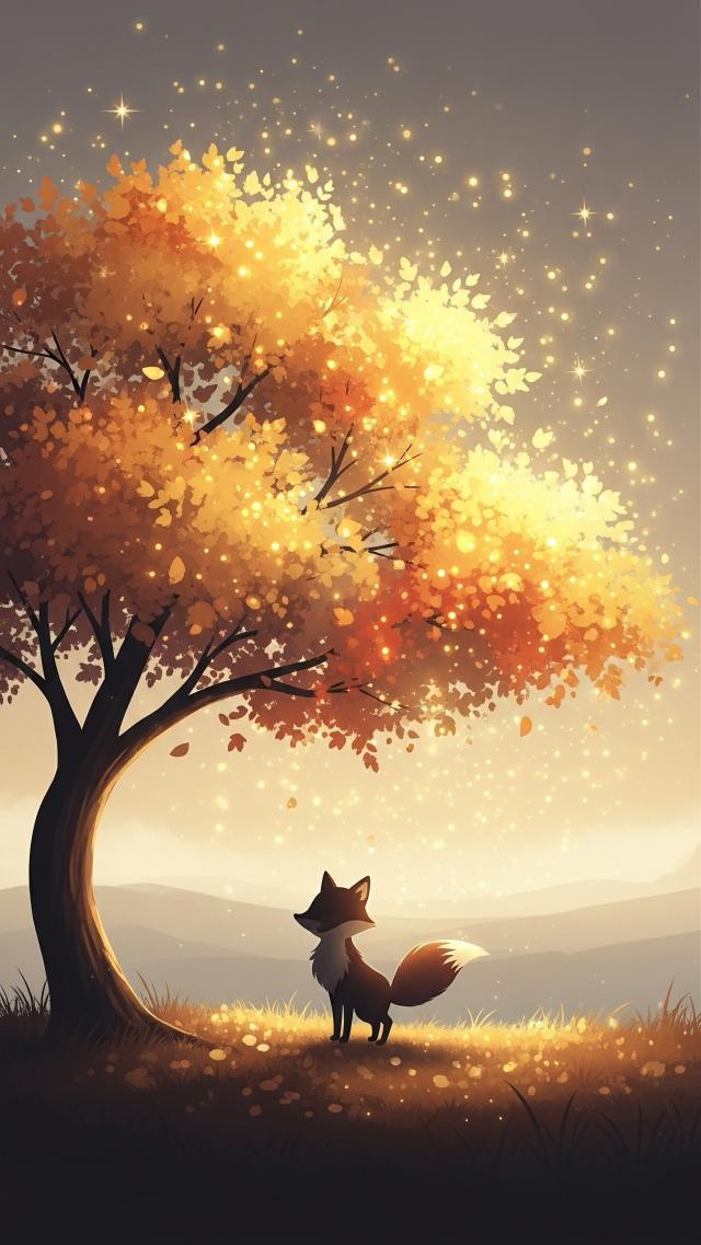 Fox Enveloped in Radiance