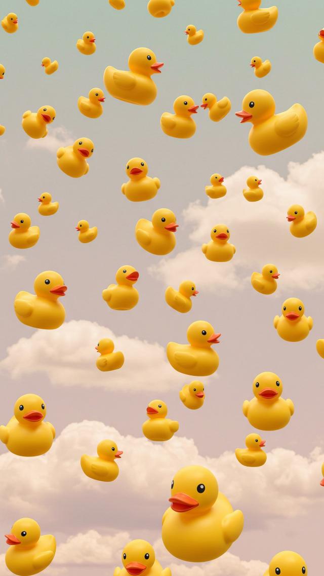 Ducks Descending from the Sky