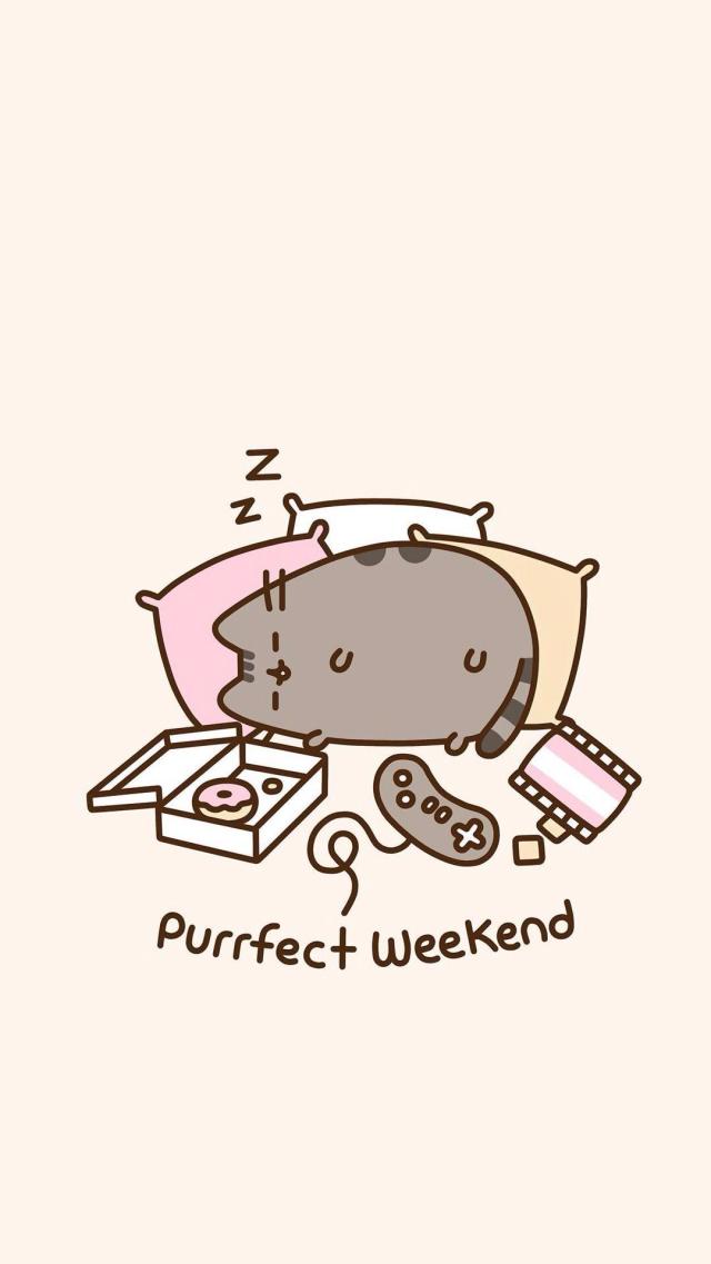 CutePuffyCatCharacter(Weekend)