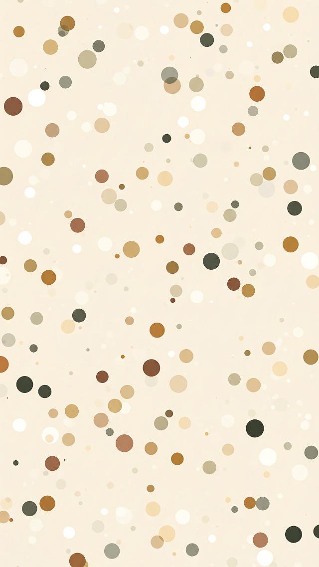 Polka Dot Patterns in Earth Tones