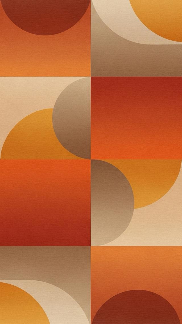 Geometric Patterns in Earth Tones