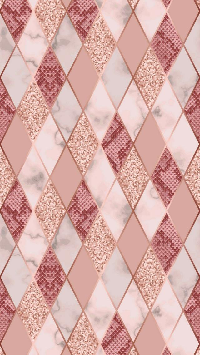 Tile Patterns - Soft Pink