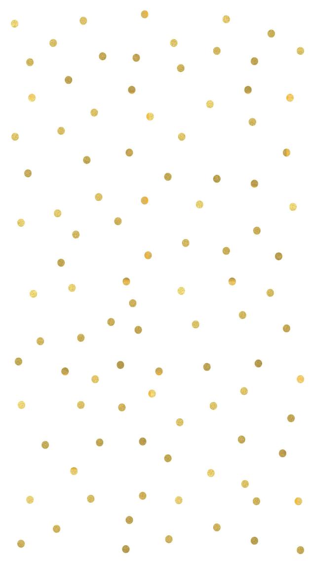 Dots - White/Gold