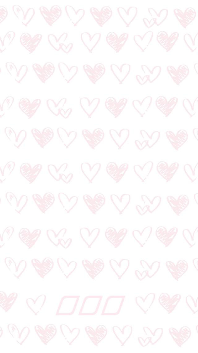 Pastel Pink Heart Pattern