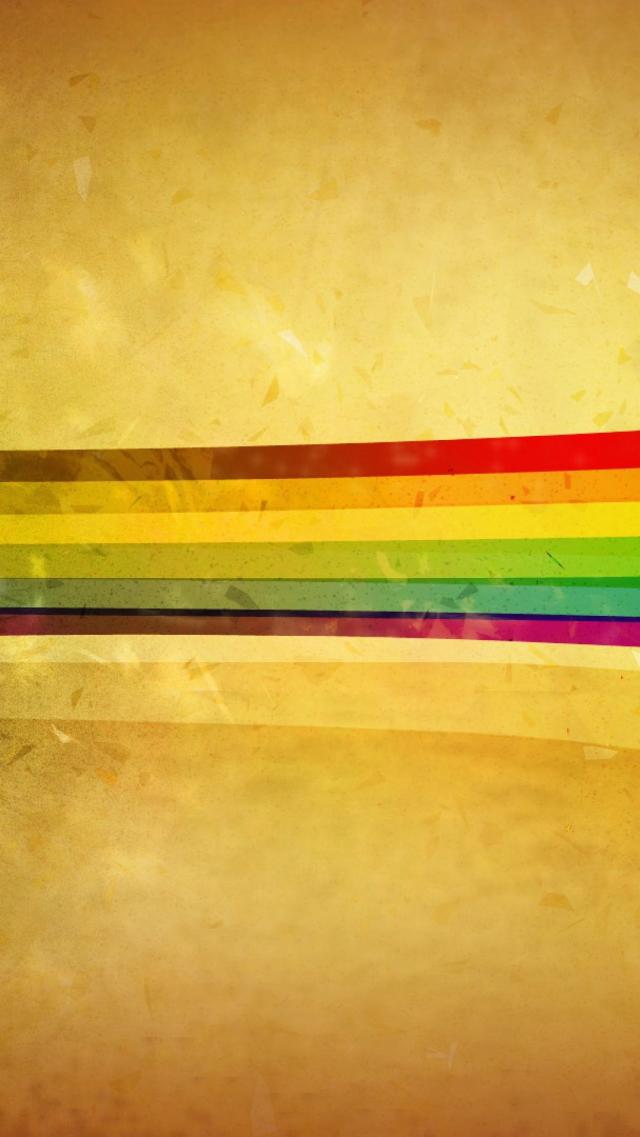 Rainbow with a Vintage Atmosphere