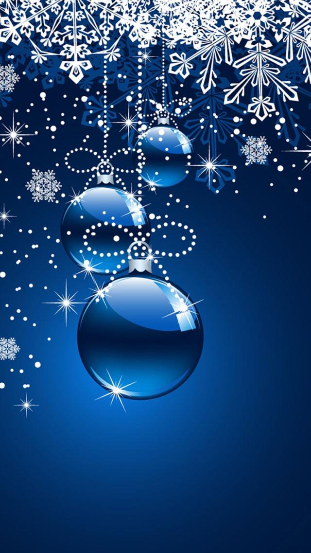 iPhone 6 Wallpaper with Winter Atmosphere Decorations