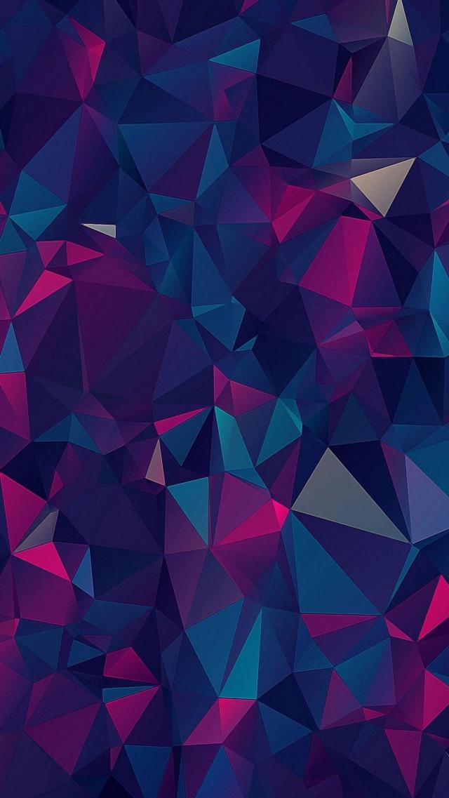 Geometric Patterns - Purple