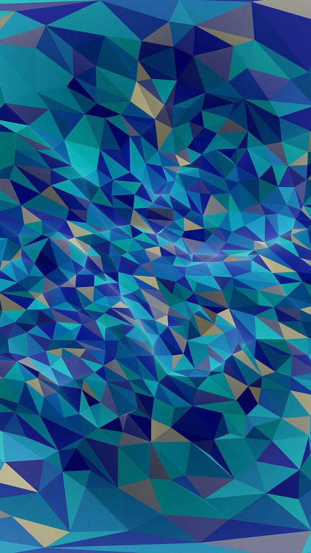 Geometric Patterns - Blue