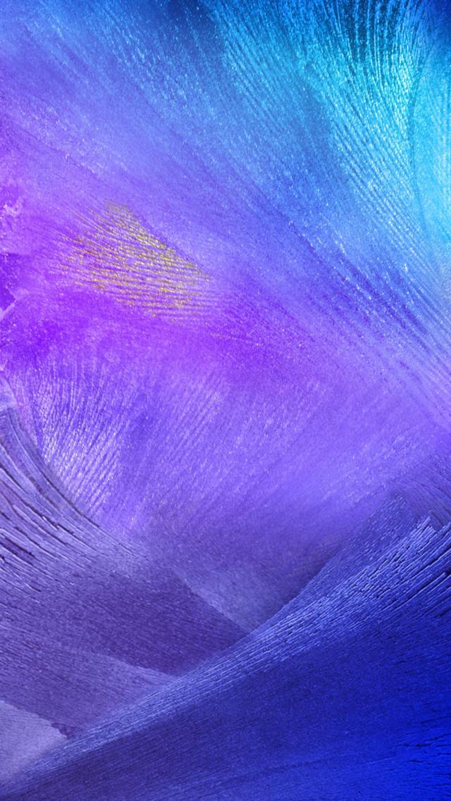 Crystal-like Blue iPhone Wallpaper