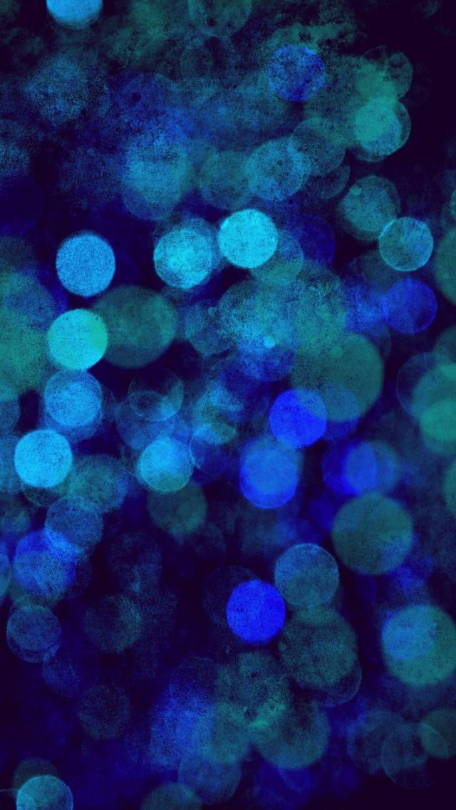 Light Blue Polka Dots Blur Effect