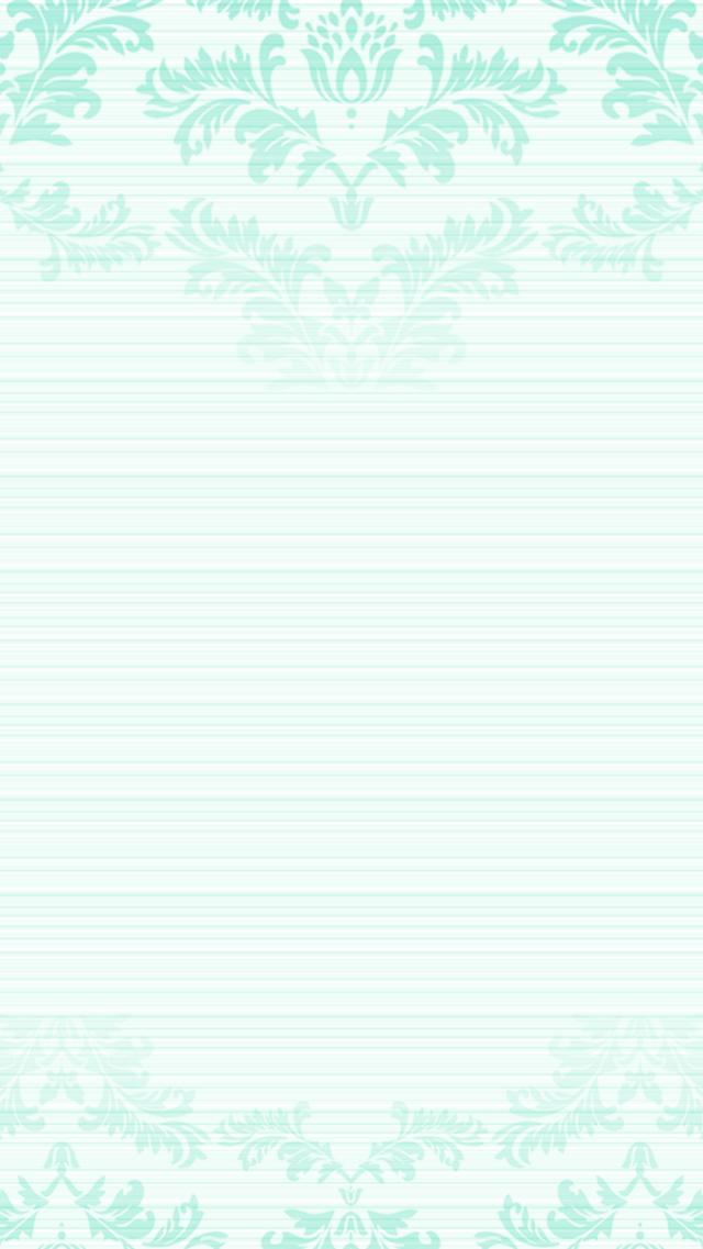 Elegant Aqua-Colored Pattern iPhone Wallpaper