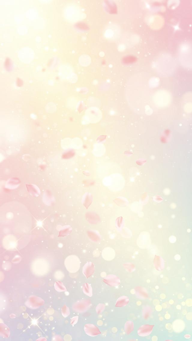 Petals Dancing with the Wind and Radiance