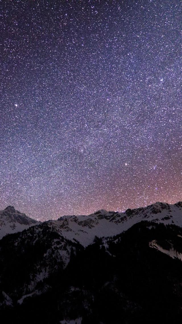 Colorful Starry Sky Mobile Wallpaper