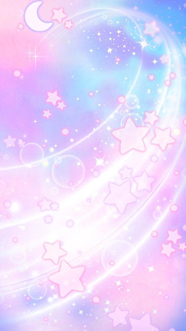 Pastel Colored Starry Sky