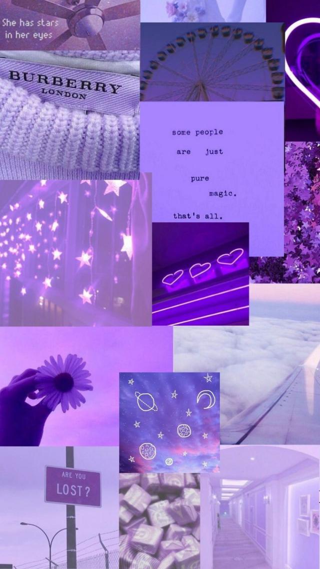 Purple Collage