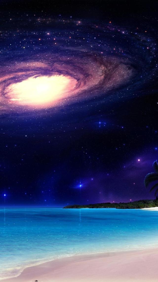 Starry Sky and Beach
