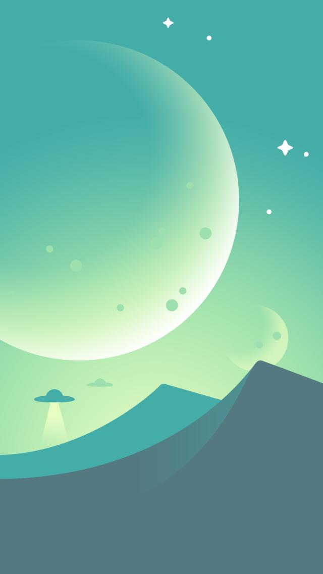 Minimalist and Stylish Starry Sky Illustration