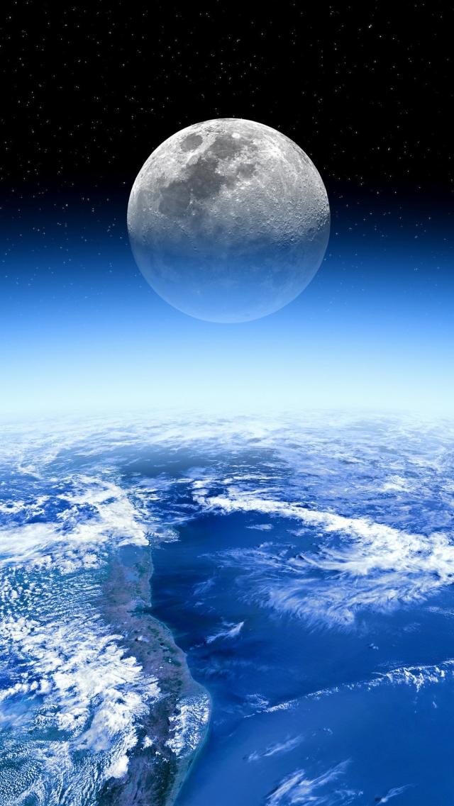 The Moon and the Earth