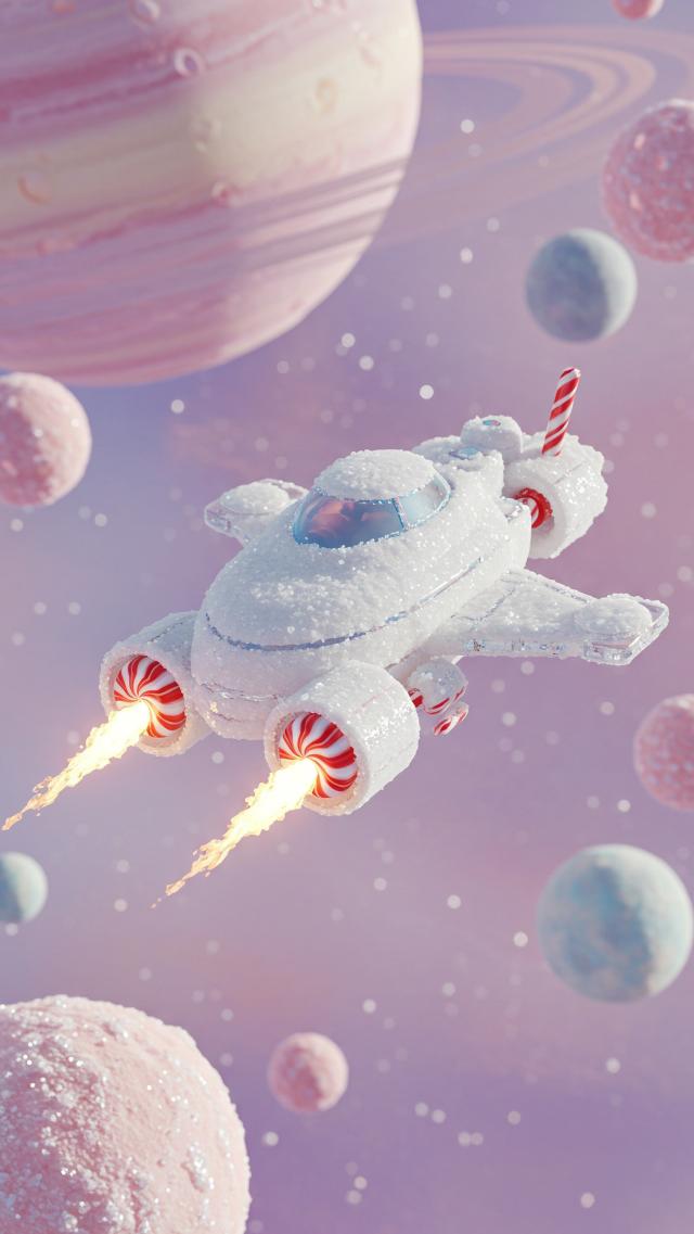 Sugar Art Spaceship