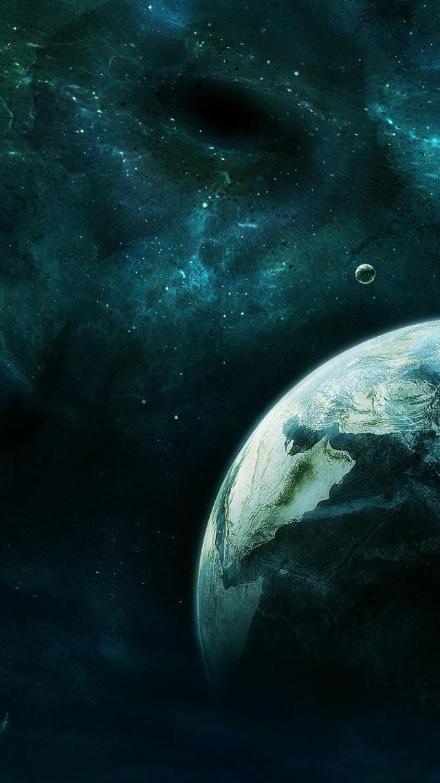 3DSpaceSceneS4Wallpaper