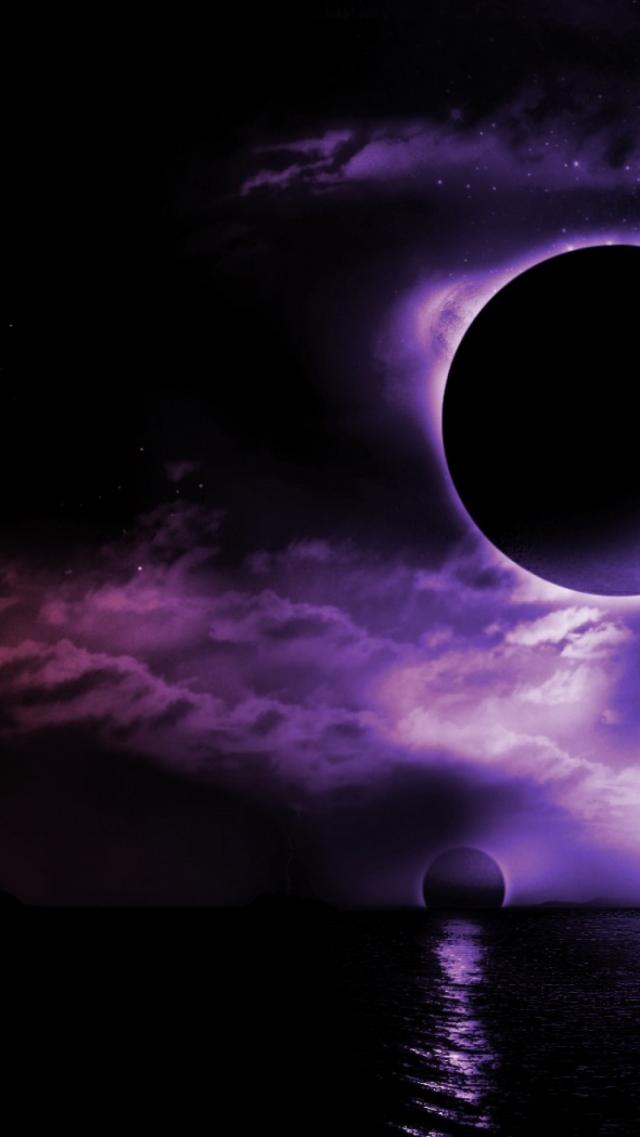 3DSpaceSceneiPhoneWallpaper