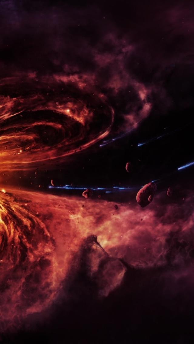 QuasarBlackHoleS4Wallpaper