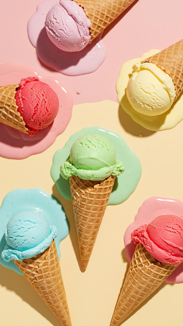 许多冰淇淋 高清壁纸