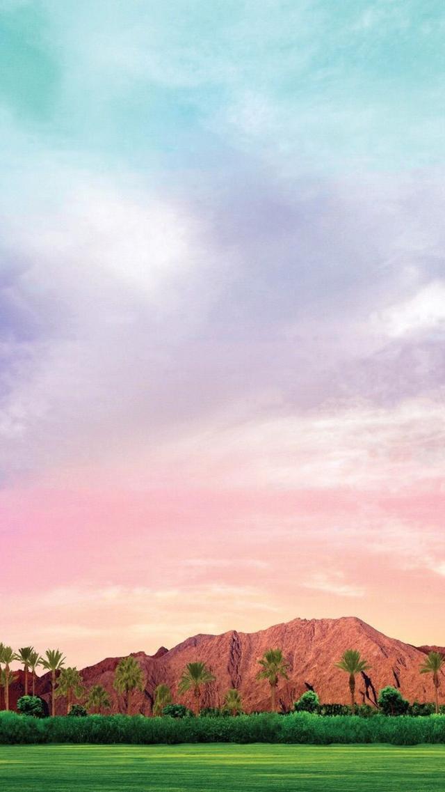Pastel-Colored Sky