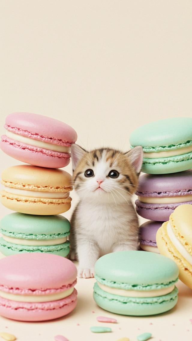 Macarons and Kittens