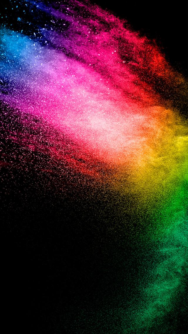 Rainbow-colored Light Particles