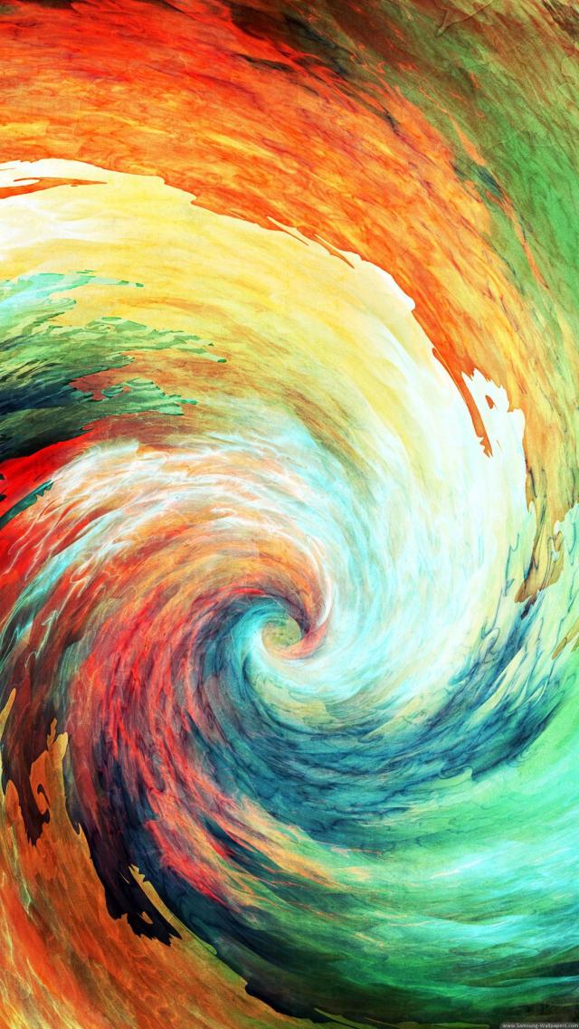 Rainbow-Colored Whirlpool