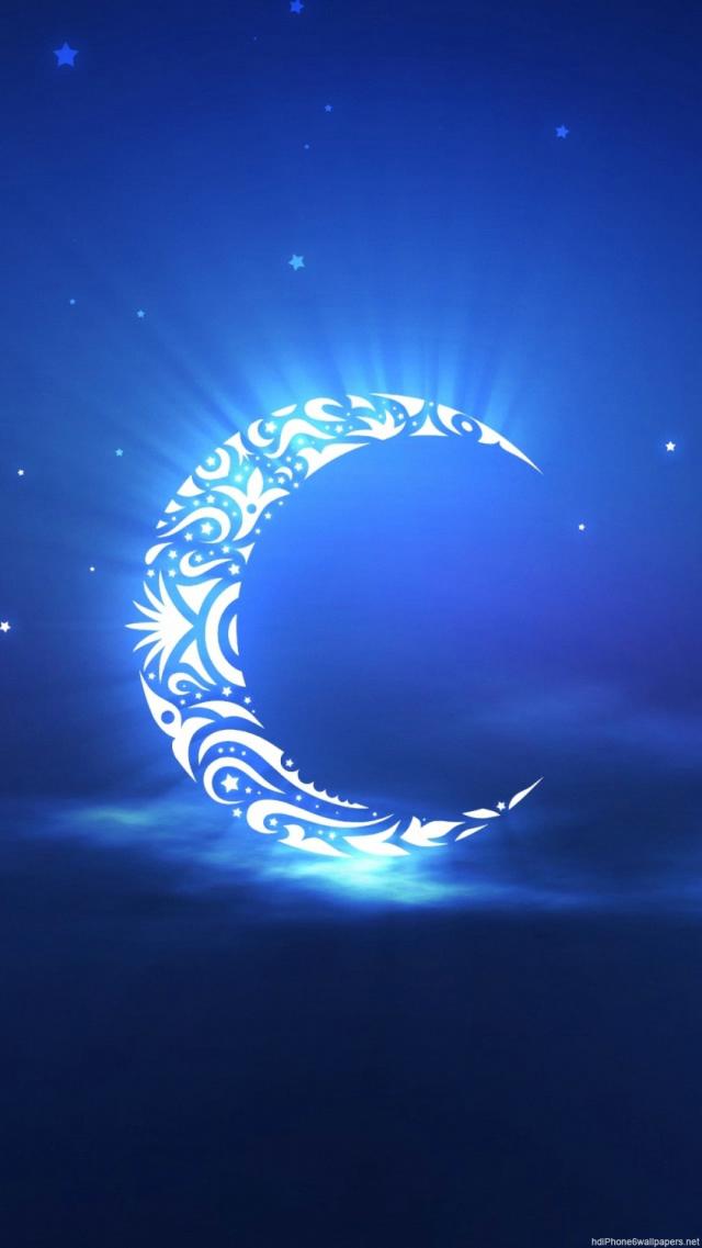 Stylish Crescent Moon