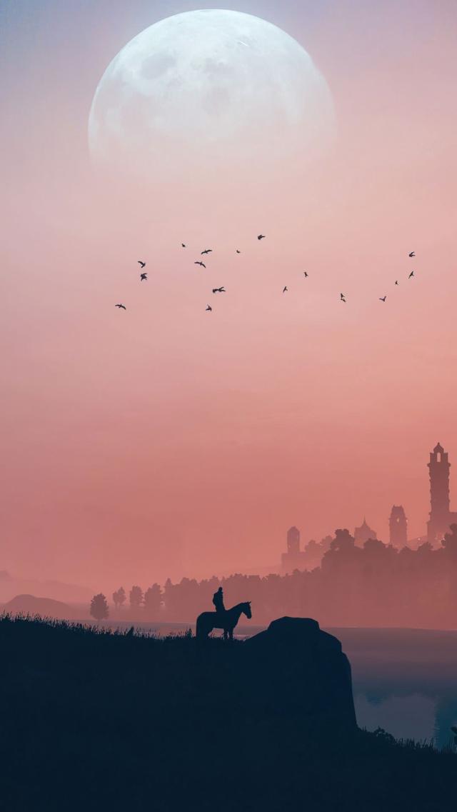 Cowboy at Dusk