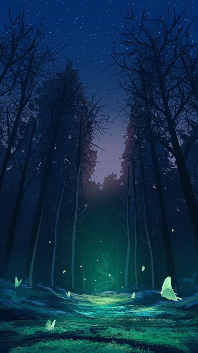 Butterflies in the Forest of Night