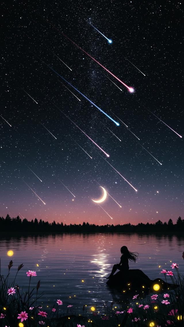 The Dream of Stars Descending by the Lakeside