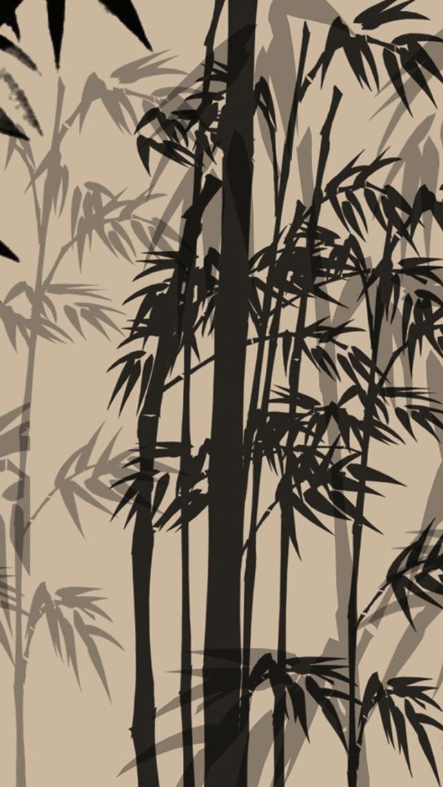 Bamboo Grove and Gentle Breeze iPhone Wallpaper