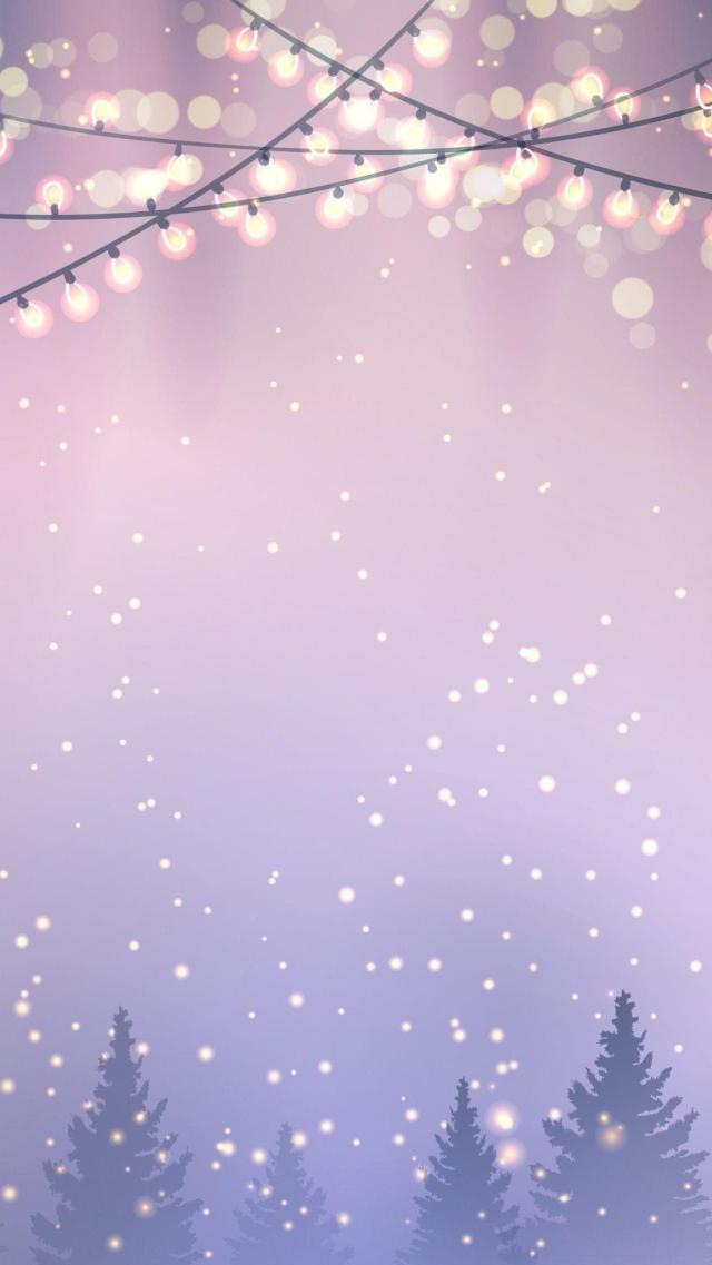 Snow Falls on the Forest