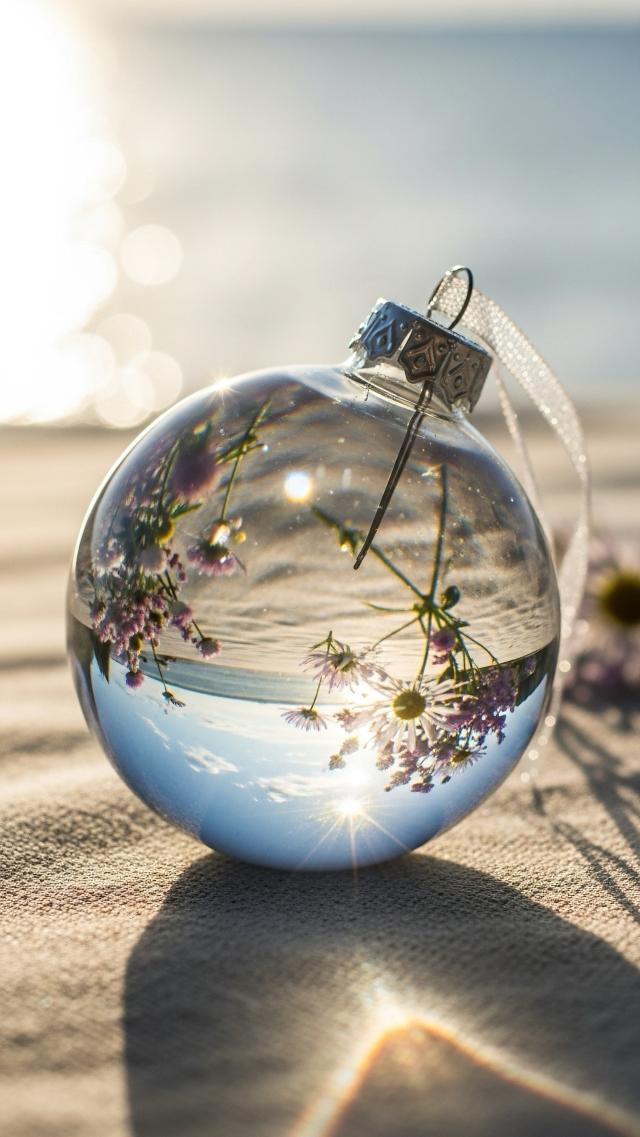 Floating Time in a Glass Ball
