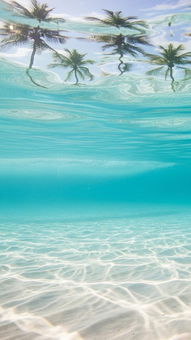 水面ごしの空と光