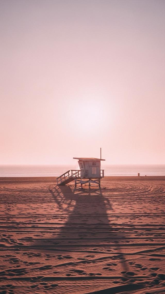 无人海滩 高清壁纸