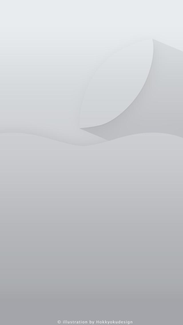 High Definition iOS8 Wallpaper "iPhone 6 Invitation - Silver" Apple Edition