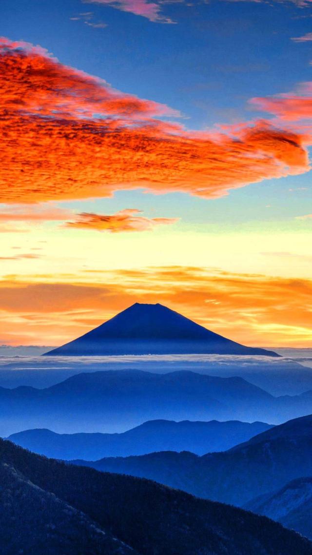 Mount Fuji at Dusk