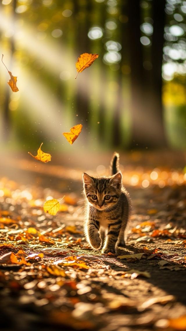 Kitten Taking a Walk