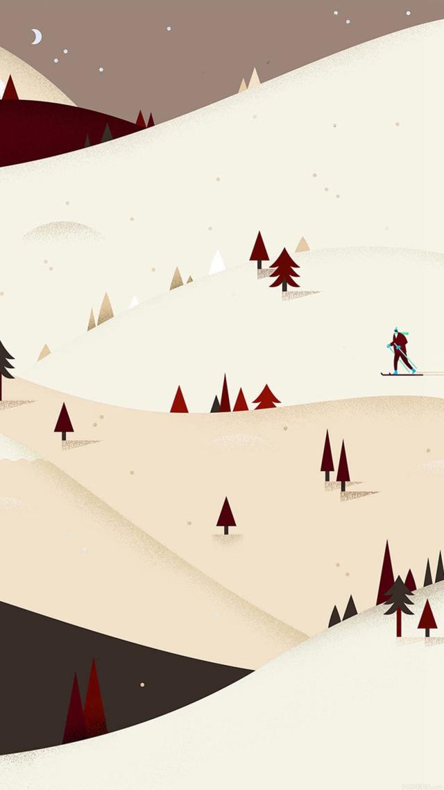 Artistic Illustration of Mountains