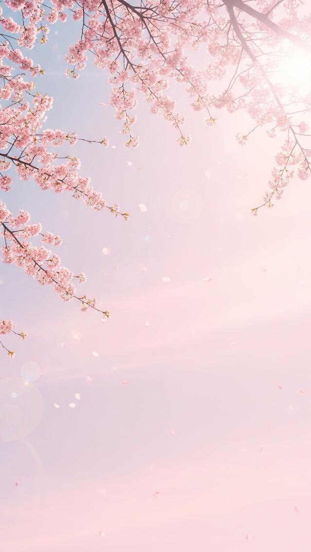 Cherry Blossoms Dancing in the Spring Breeze