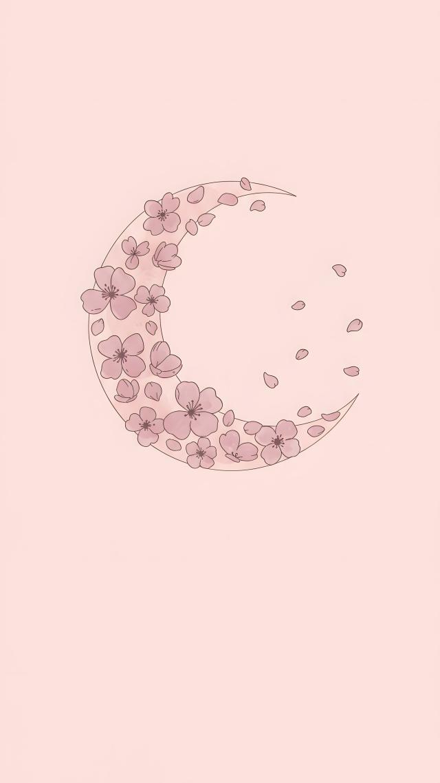 Flowers Under the Moon