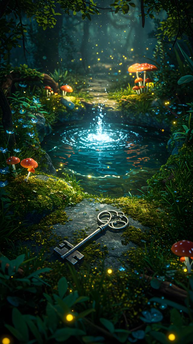 Mysterious Key and Shining Spring
