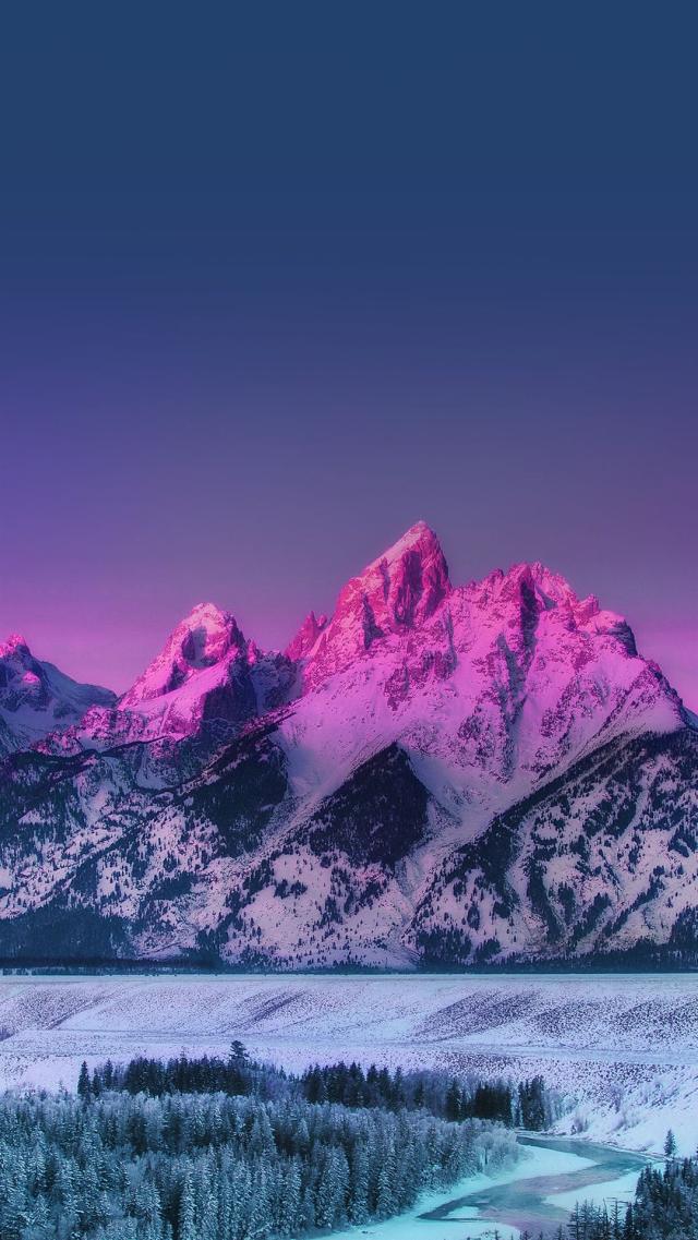 Mountain Dyed in Purple